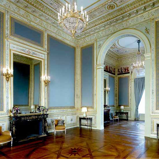 L'enfilade des salons